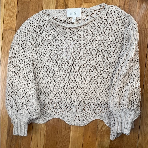 Jessica Simpson Tops - JESSICA SIMPSON Boho, crochet, poncho/cape Small